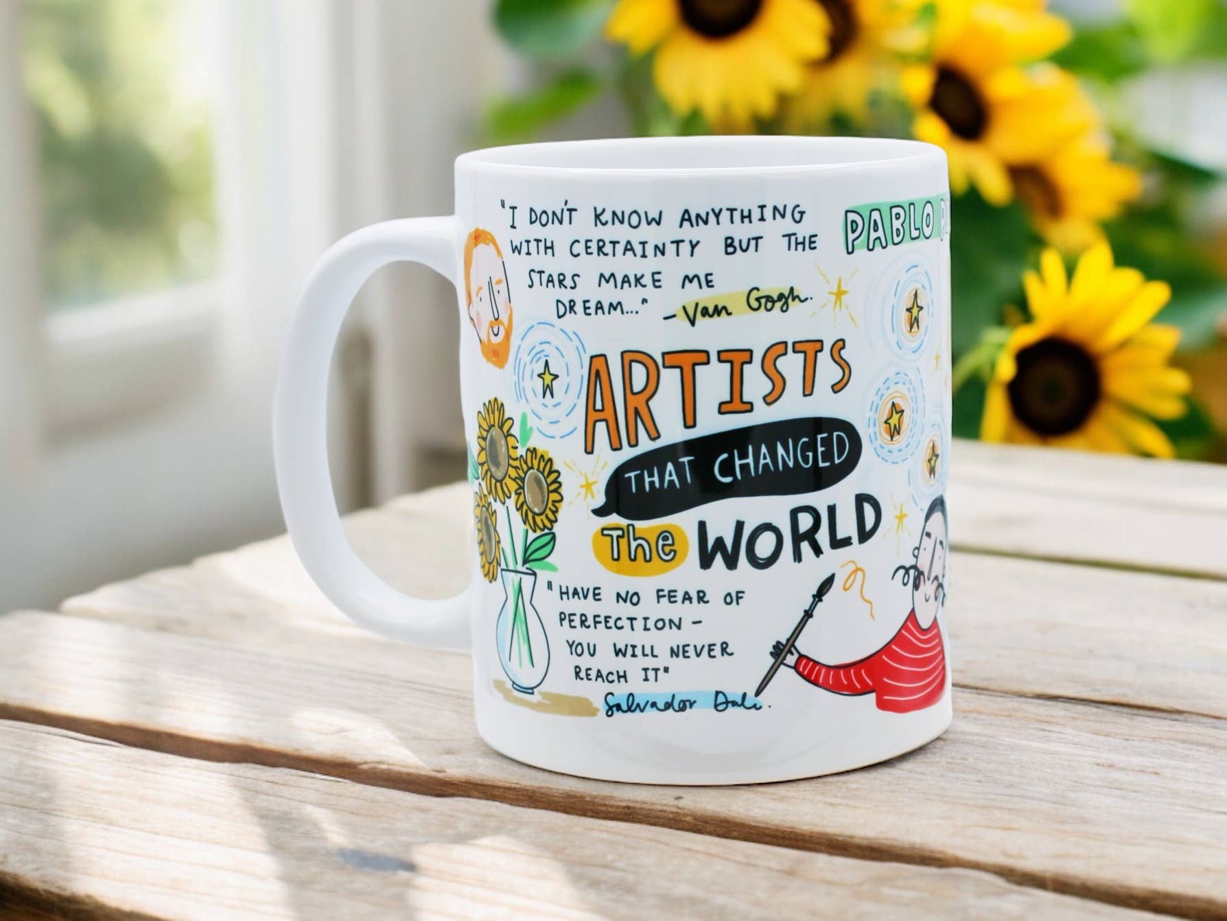 Feel Good Gift co. – wholesale Coffee mug – Inspirational Artist Quote Mug, Unique artist gift ideas