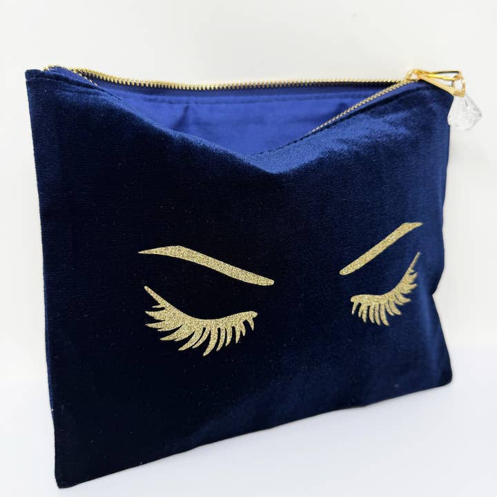 Lovethelinks Ltd - Wholesale Make-up/cosmetic bag - Lashes Velvet Make Up Bag2