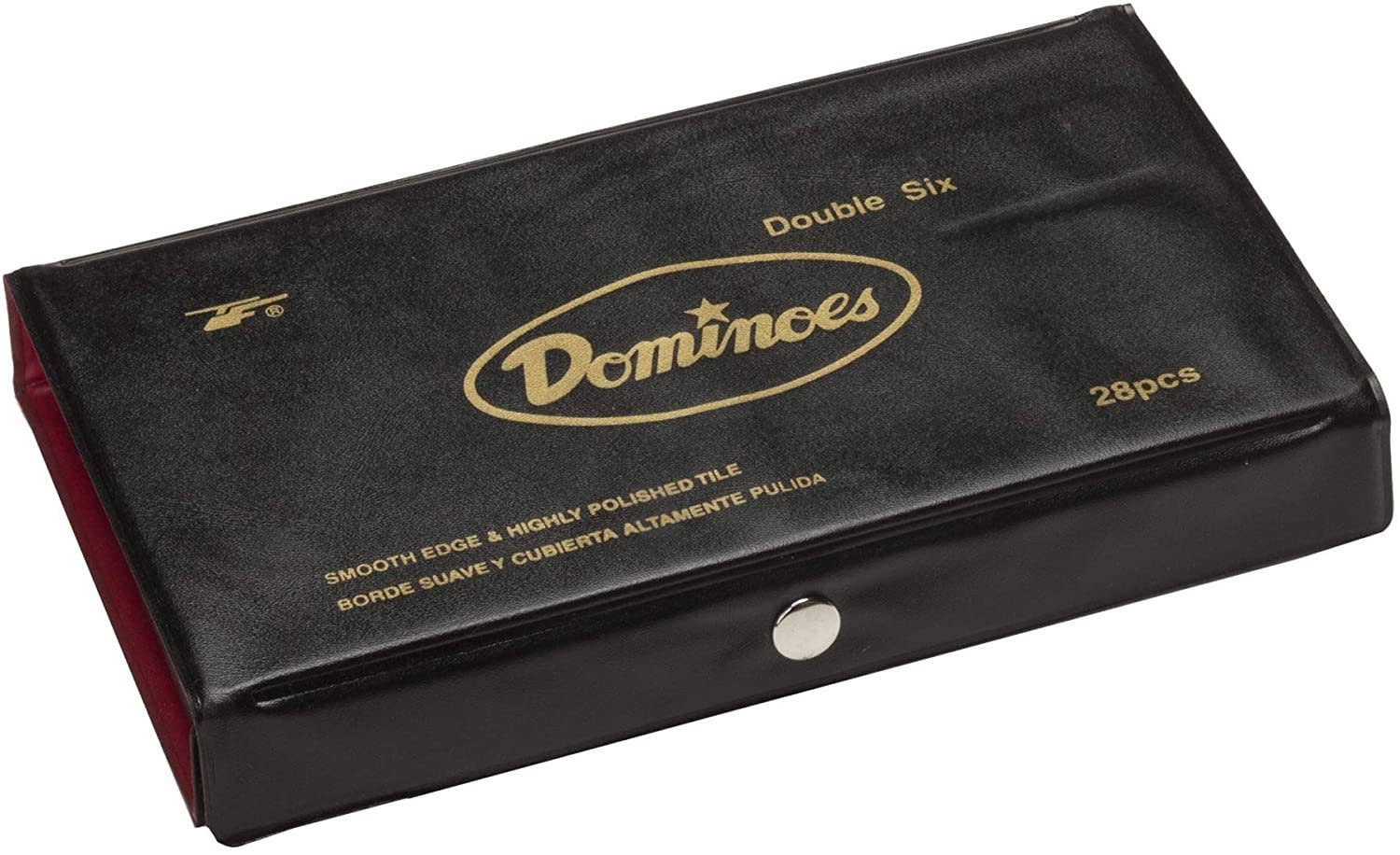 Wood Expressions – Engroshandel Dominobrikker – Dobbelt seks dominoer med spinnere - Elfenbensfliser, klubstørrelse3