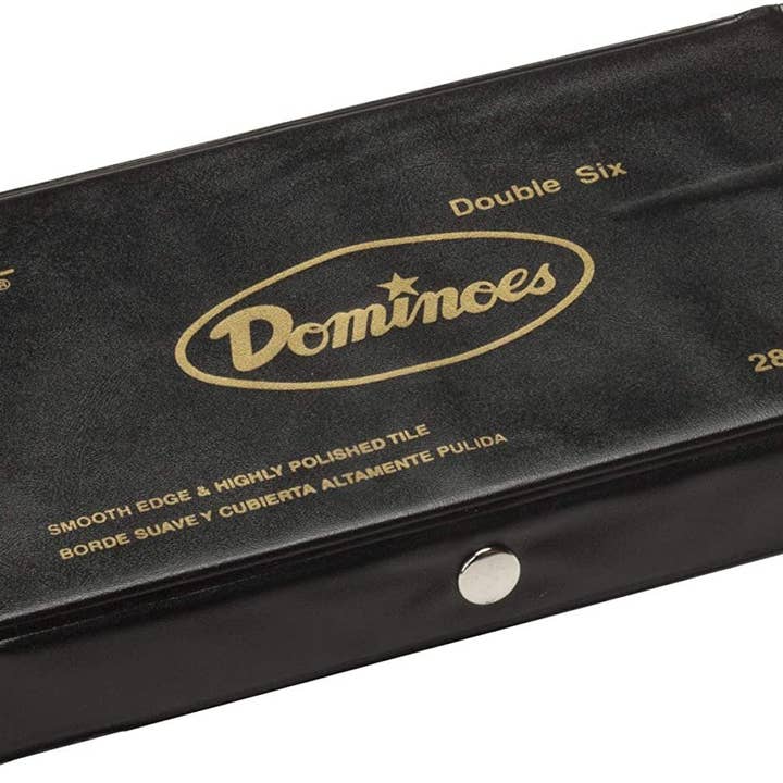 Wood Expressions - Wholesale Dominoes - Double Six Dominoes with Spinners - Ivory Tiles, Club Size3
