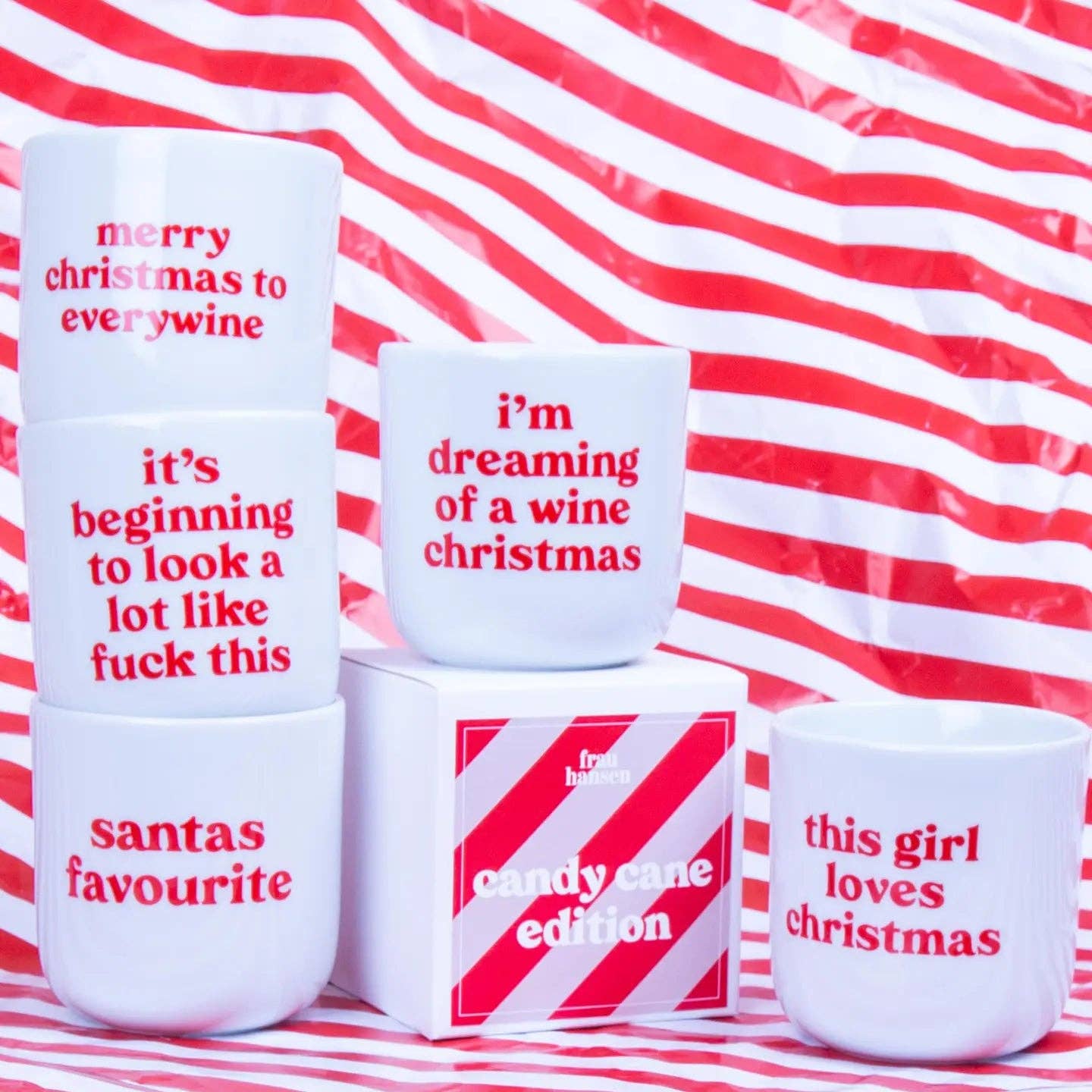 Frau Hansen - Vendita all'ingrosso Tazza - Bicchiere Christmas Girl (CF 6 pezzi)5