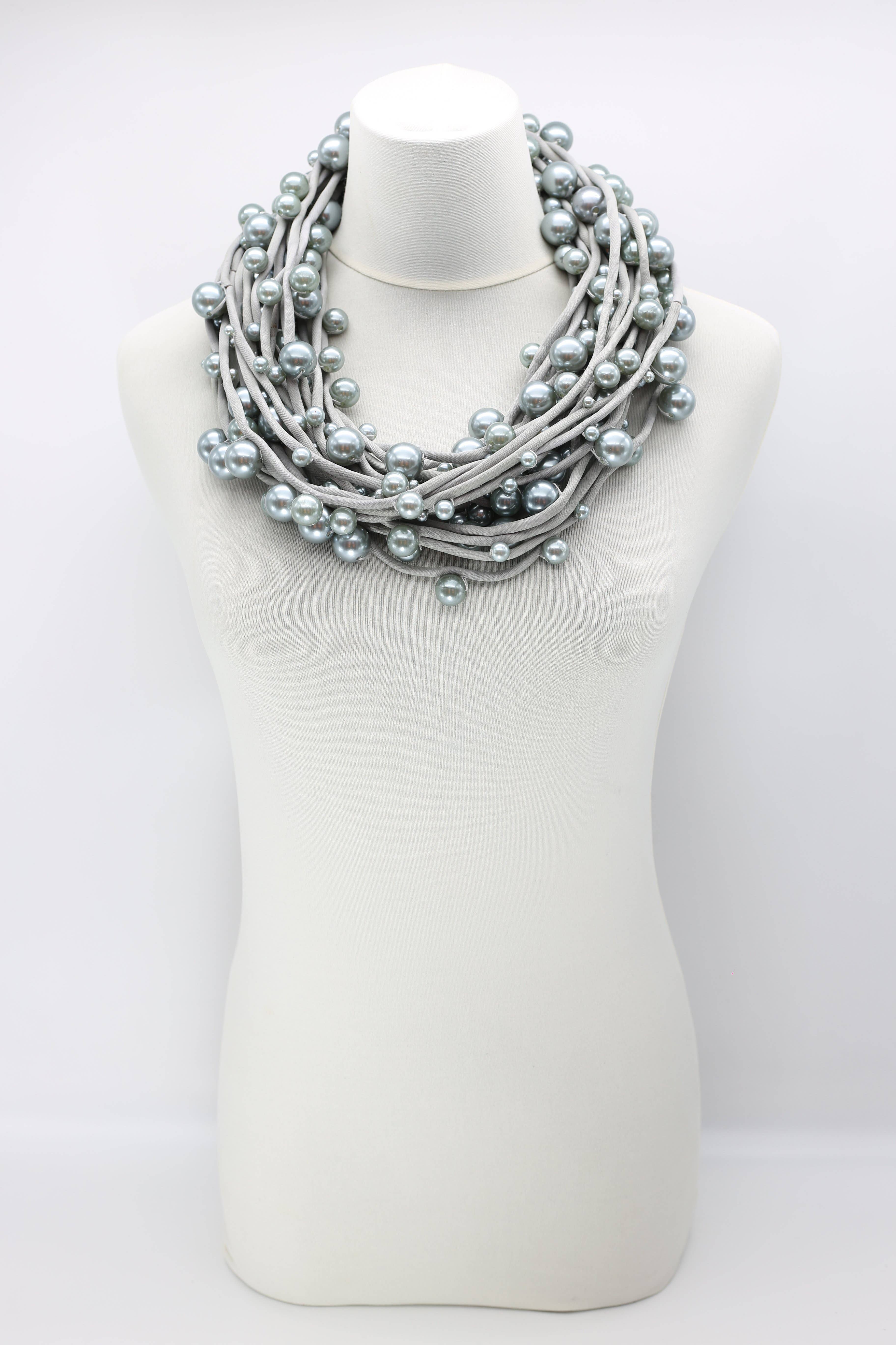 Jianhui London – Engroshandel Perlehalskæde – Faux perler på tekstil snor halskæder - Large10