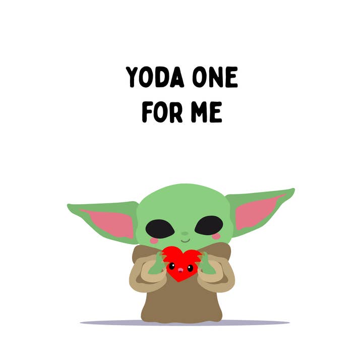 Studio Inktvis - Wholesale Baby Card - Greeting card Star Wars baby Yoda