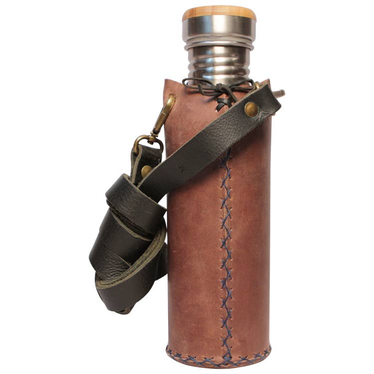 Vesica - Wholesale Flessenrek/houder - Bruine zachte -A- waterfleshouder1