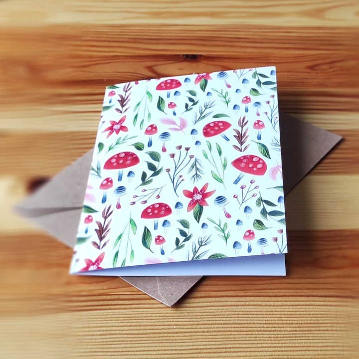 20227 Greeting Card Small Pattern On White for wholesale by SIMPLY PAPER LOVE