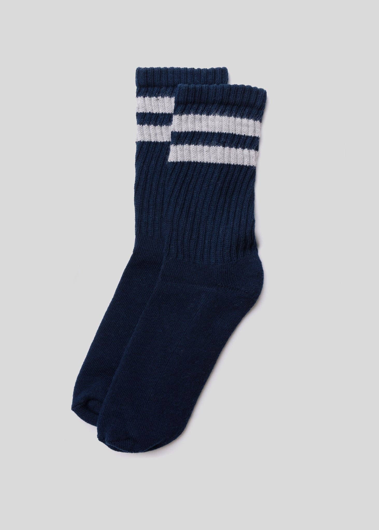 American Trench - Wholesale Socks - Unisex - The Retro Double Stripe2