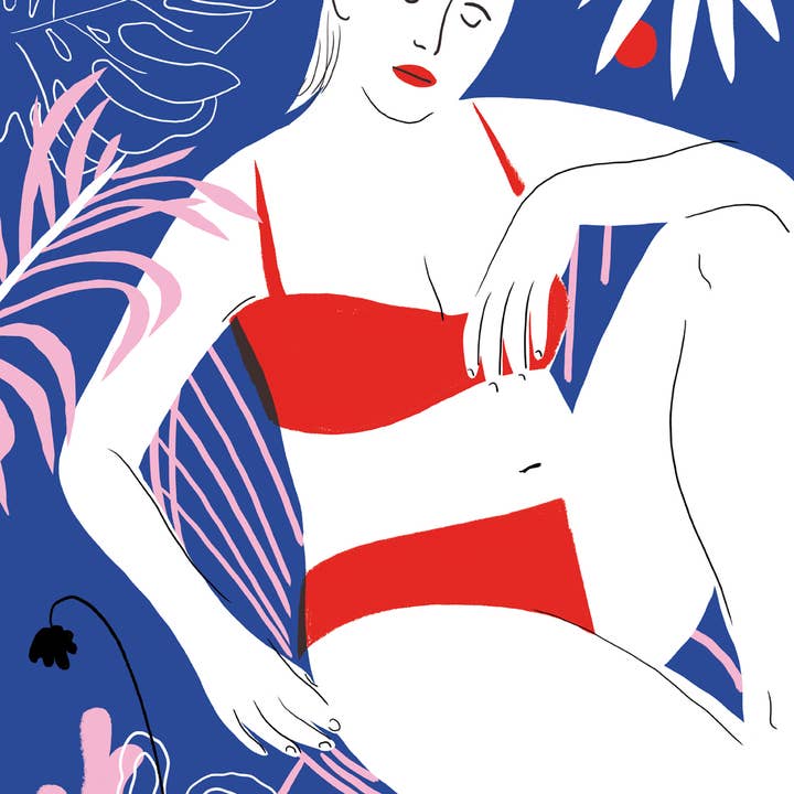 Carolin Löbbert - Wholesale Art Print - Lady and Chair