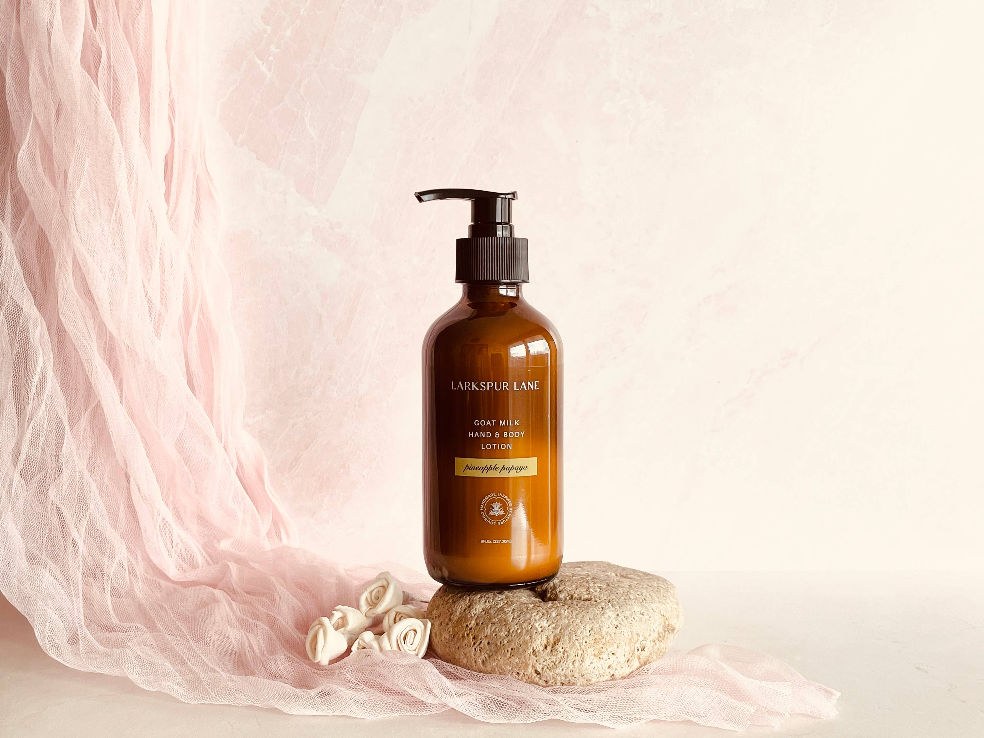 Larkspur Lane Soaps & Sundries LLC - Wholesale Body Cream/Lotion - Pineapple Papaya Goat Milk Lotion