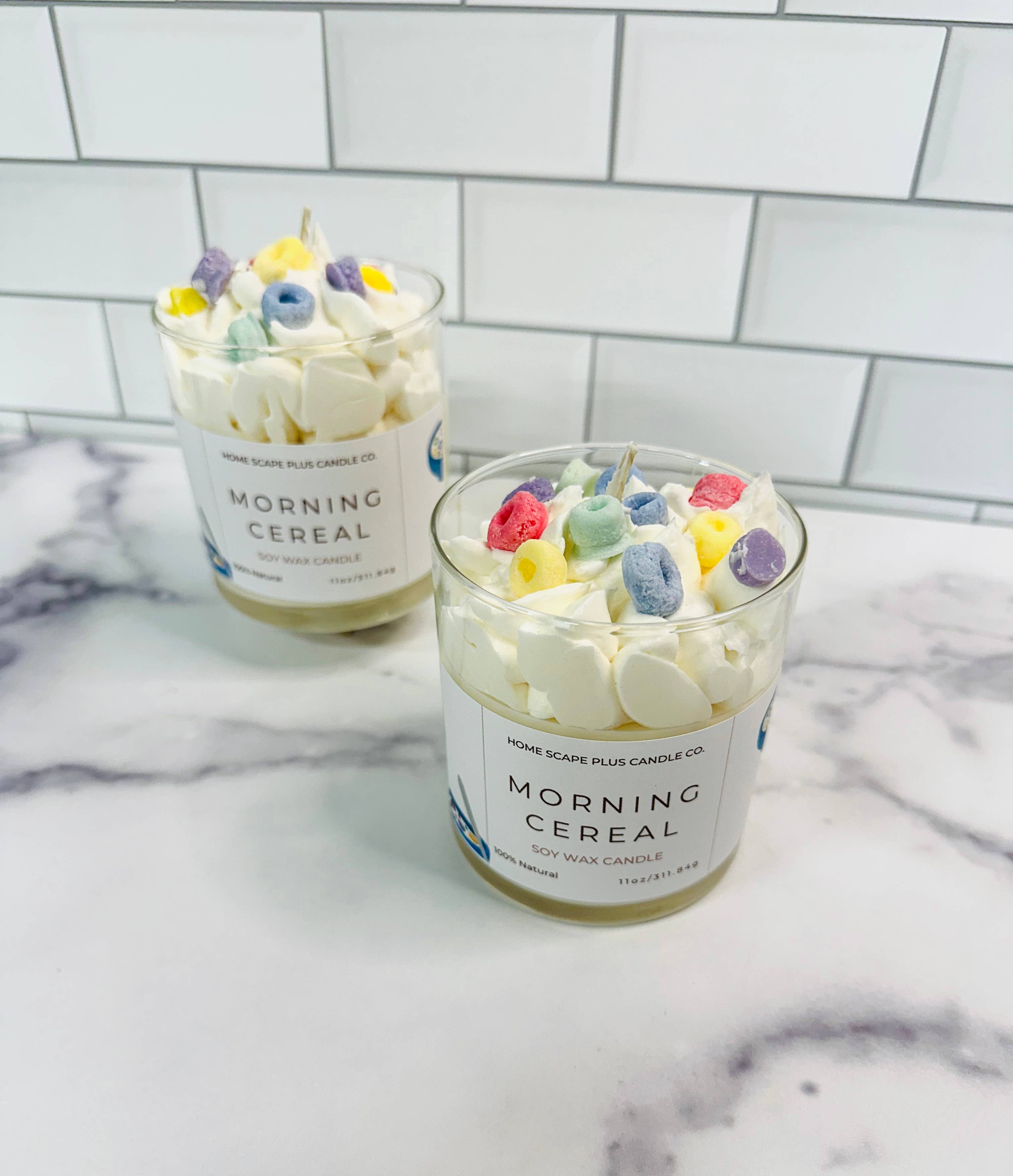 Home Scape Plus - Wholesale Jar/Filled Candle - Soy Wax Candle/Morning Cereal 11oz1