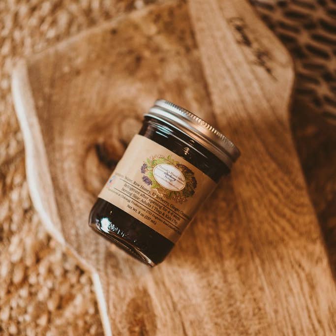 Hannah's Handcrafted – Xarope aromatizado por atacado – Xarope de sabugueiro - meio litro2