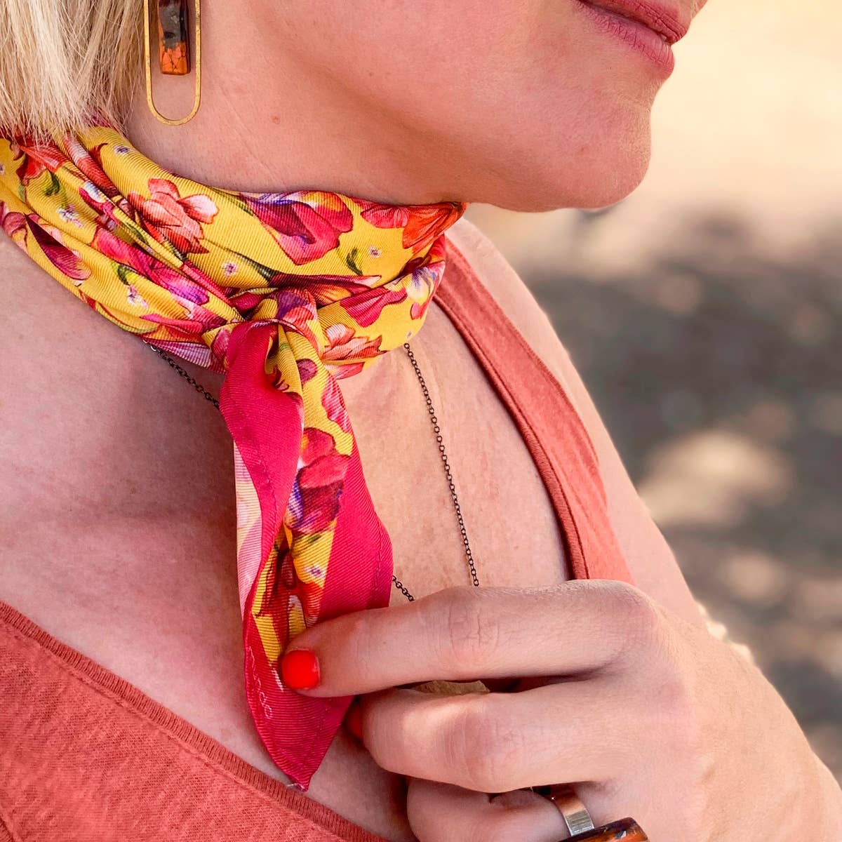 Bonito Mundo - Wholesale Scarf - Women's - Beauty - Natural silk scarf5