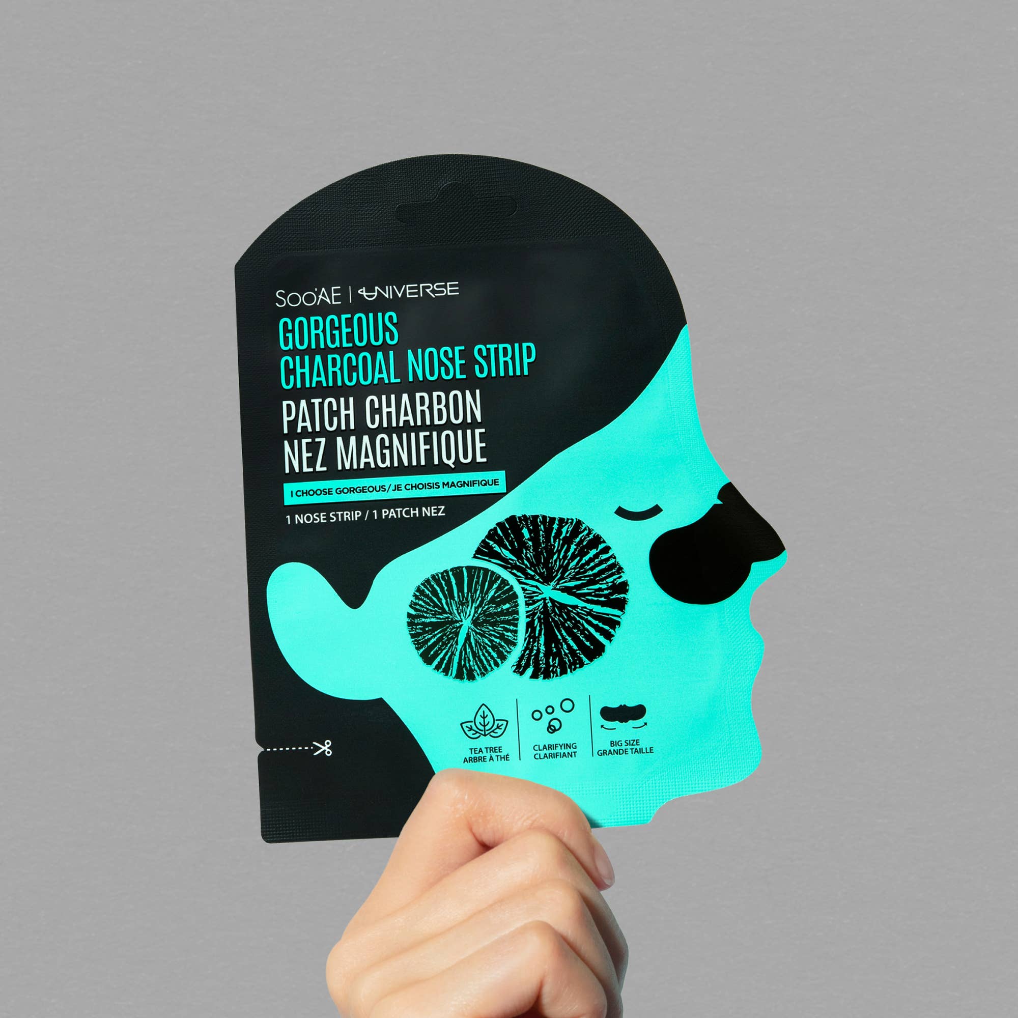 Soo'Ae - Wholesale Skincare Face Mask - Gorgeous Charcoal Nose Strip1