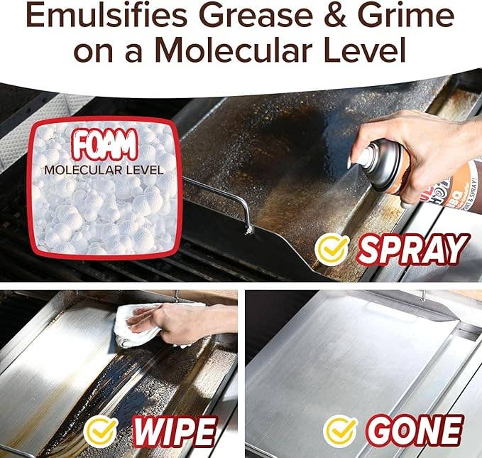 BulbHead - Wholesale Multi-Surface Cleaner - Bull Shot BBQ Grill Cleaner | Foaming 10 min clean | 18oz5