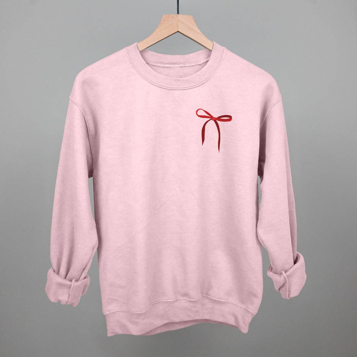 Ivy + Cloth - Wholesale Graphic Sweatshirt - Women's - Christmas Bow1