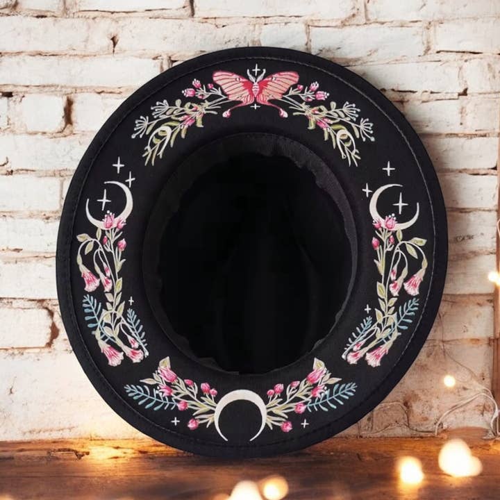 Wild Indigo – wholesale Fedora – Women’s – Celestial Butterfly Western Hat Fedora0