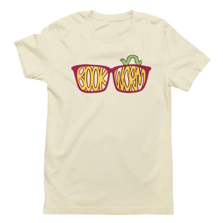 Book Worm T-Shirt for wholesale by Lucky Mfg. Co.
