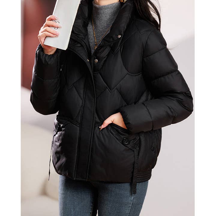 Marayn - Wholesale Puffer Jacket - Women's - Chic 2025 Padded KoreanStyle Cropped Down Coat #218