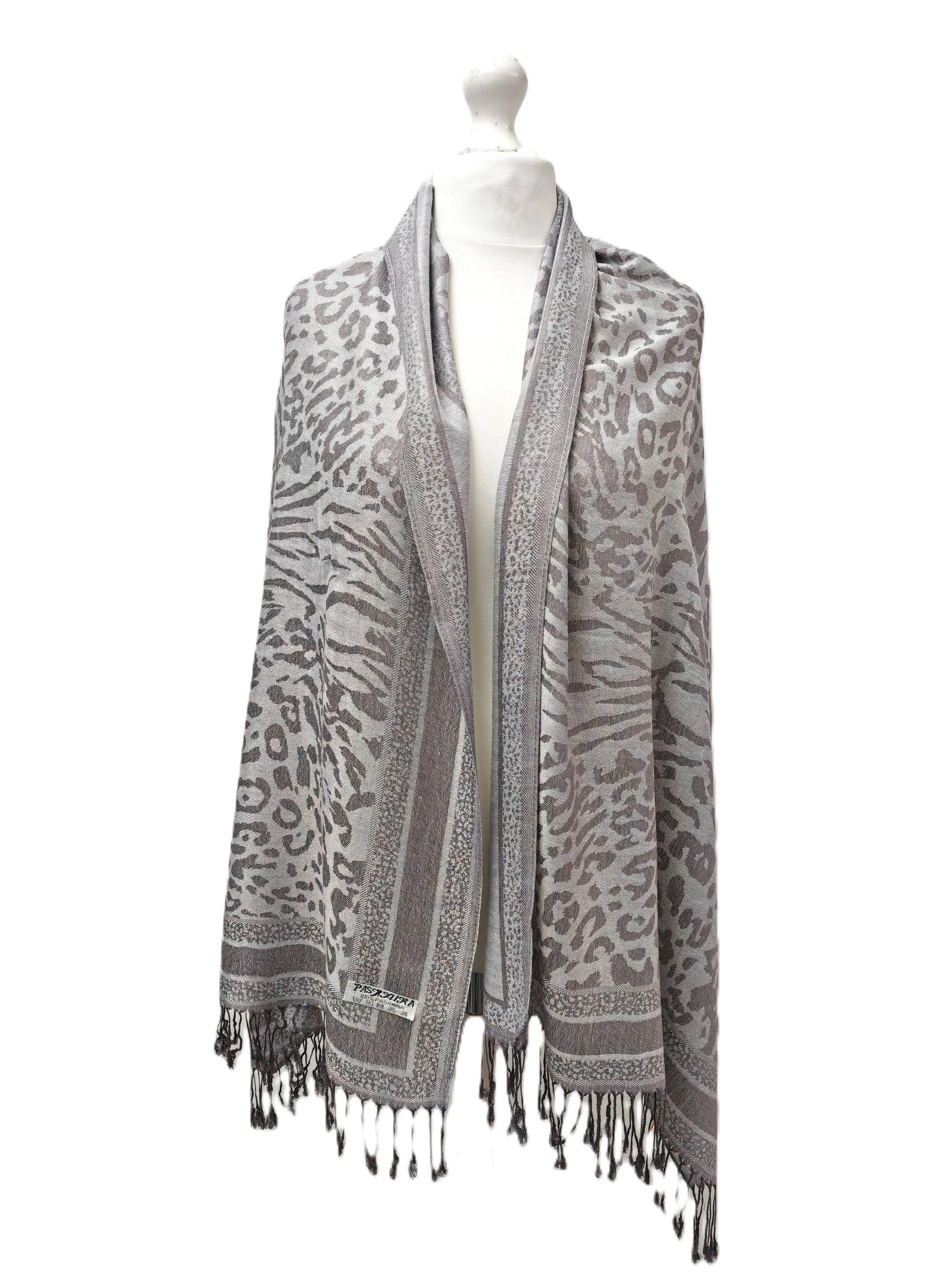 Superbia – wholesale Scarf – Women's – Super Soft Pashmina Scarf Shawl Wrap-2503 Animal Print3