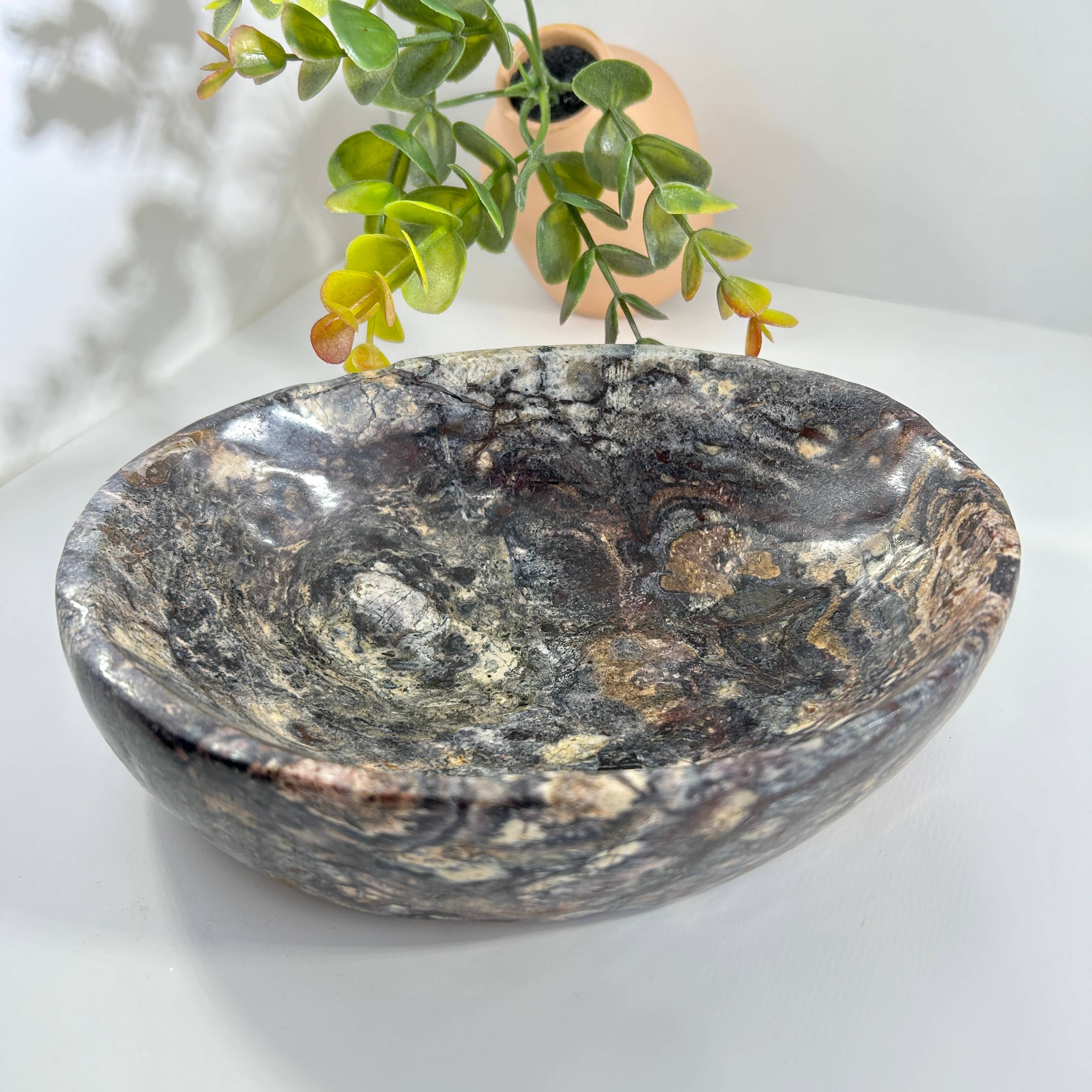 Quasar Gems USA - Wholesale Decorative Plate/Dish/Bowl - Batik Jasper Bowls1