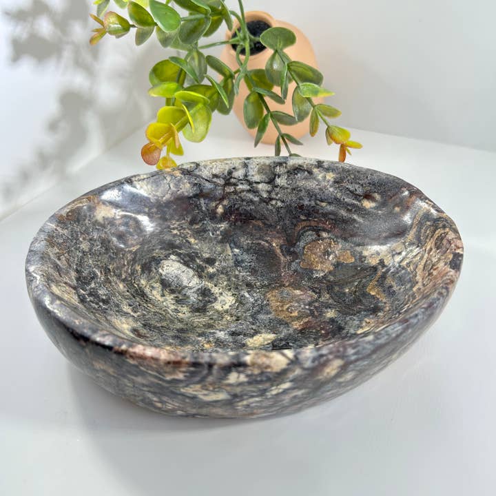 Quasar Gems USA - Wholesale Decorative Plate/Dish/Bowl - Batik Jasper Bowls1