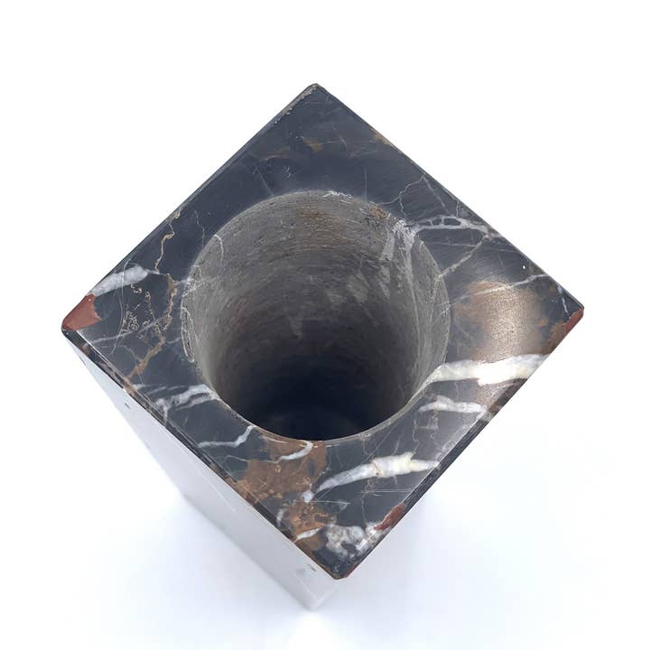 Page Imports - Wholesale Vase - 6" Square Vase - Marble and Onyx18