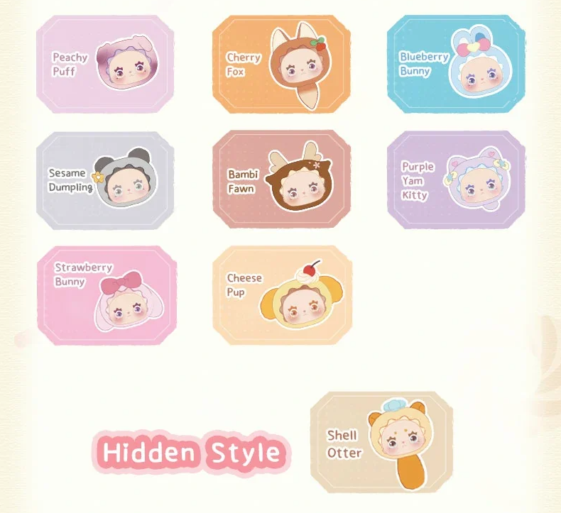 Shinjidai – wholesale Figurine toy – Kids – LOVELY EMMA Fluffy Dumpling series Blind Box 8pcs in box1