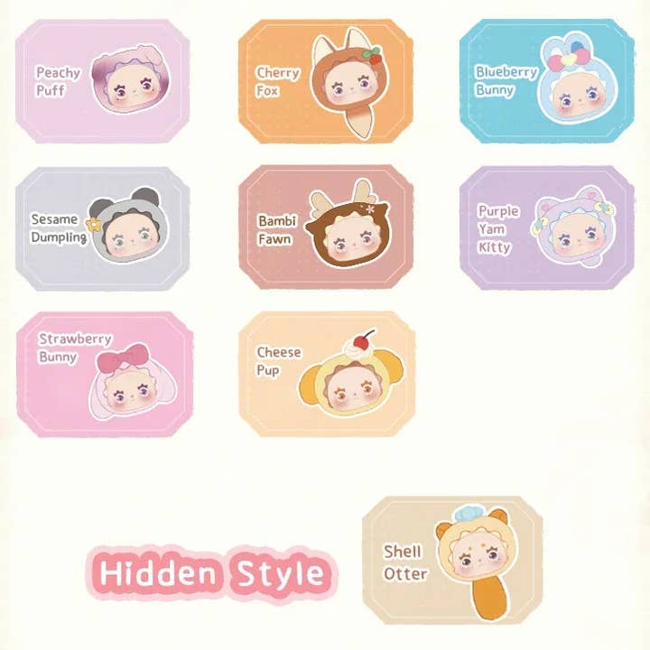 Shinjidai - Vendita all'ingrosso Figurina giocattolo - Bambini - Serie LOVELY EMMA Fluffy Dumpling Blind Box 8 pezzi in scatola1