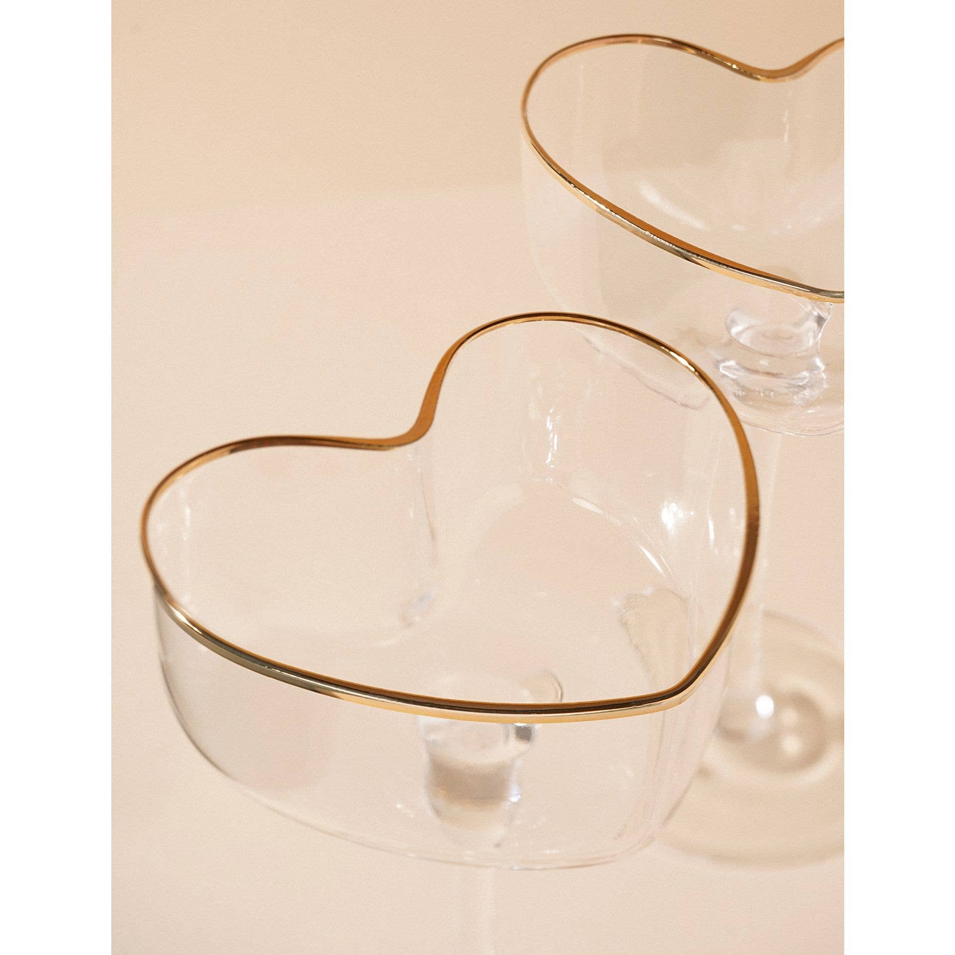 WIDDOP and Co. - Wholesale Drinking Glass/Cup - Amore Set of 2 Heart Shaped Martini Glasses5