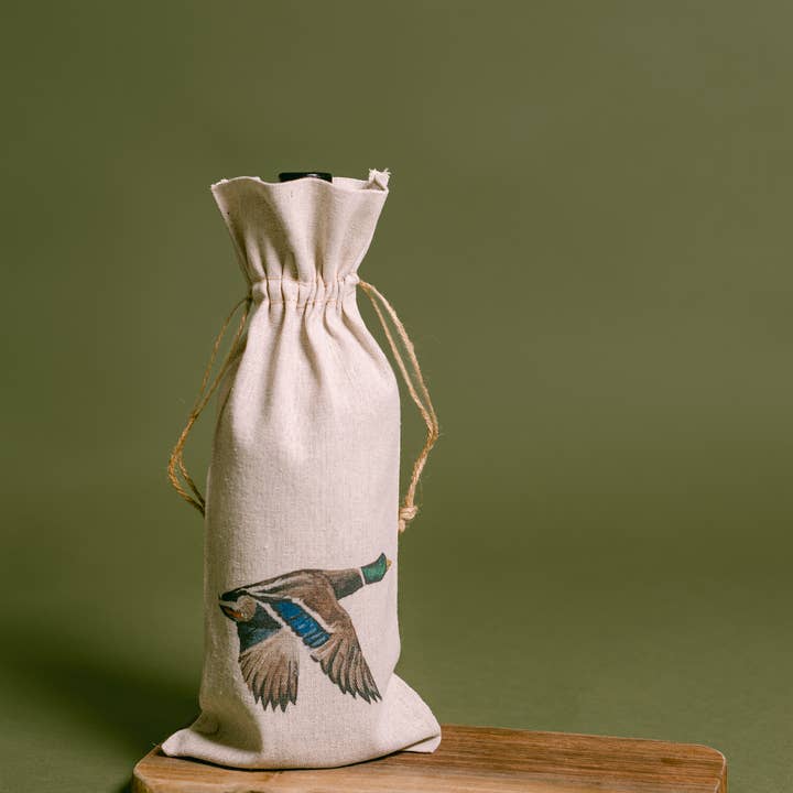 Mads Studio & Co. - Wholesale Wine Gift Bag - Mallard Wine Bag2