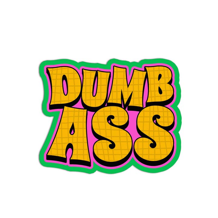 Girls Printing House - Wholesale Sticker - Dumb Ass Curse Words Stickers