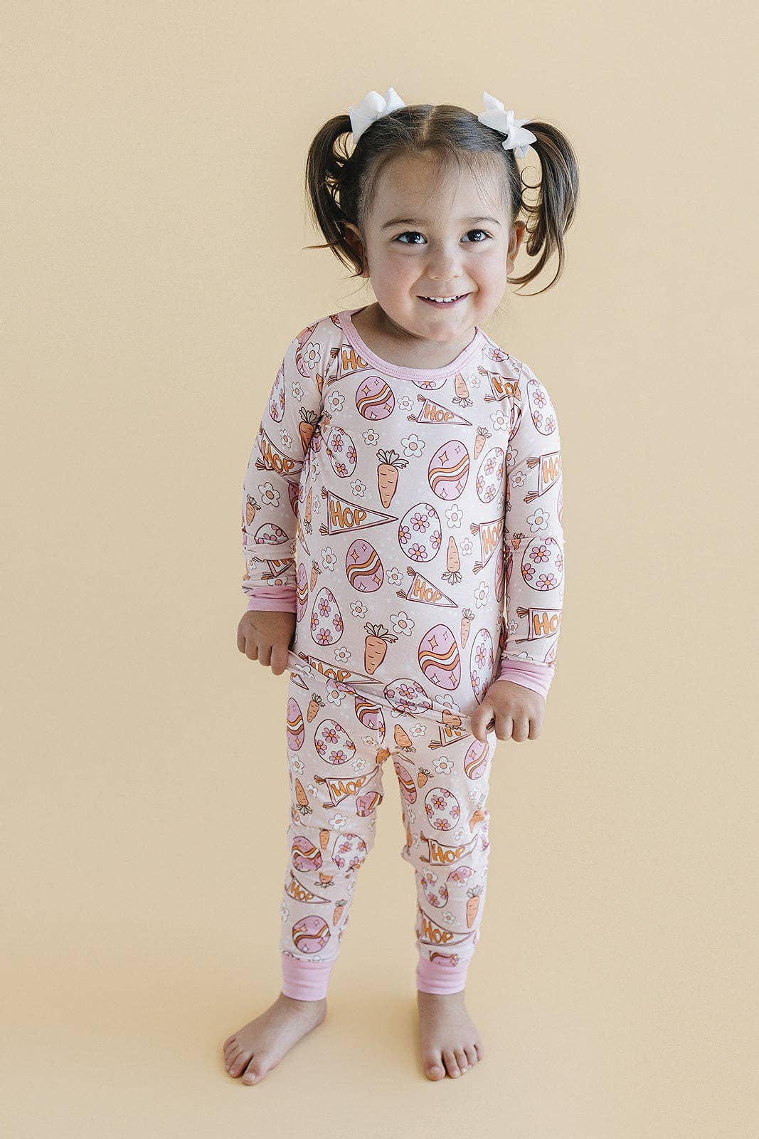 Lucky Panda Kids - Wholesale Top & Pant Set - Kids - Bamboo Two Piece Set | Easter Hop2