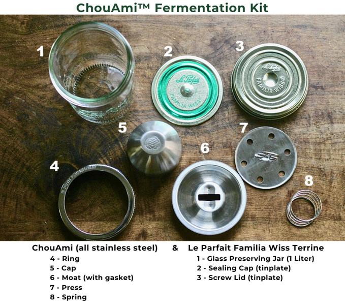 ChouAmi - Wholesale DIY Food Kit - ChouAmi - Fermentation Kit with Jar2
