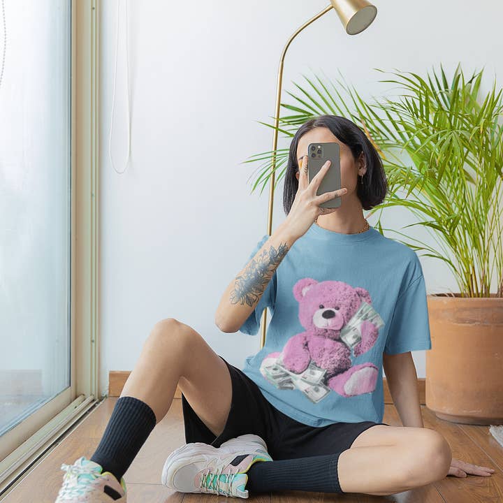 T-shirt ample Teddybear pour la vente par myladylilly