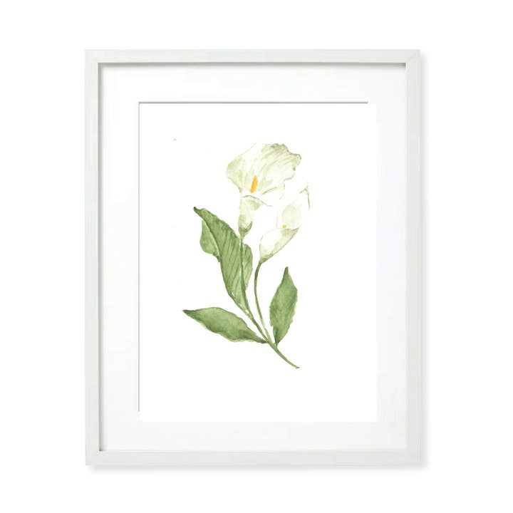 Calla lily Art Print for wholesale by Peyton's Post