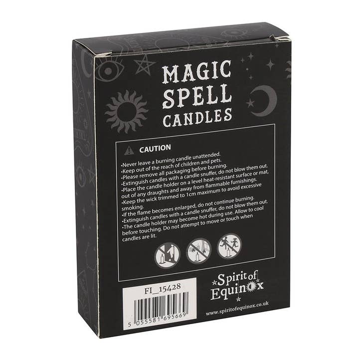 Something Different Wholesale - Wholesale Tapered Candle/Candlestick - Set of 12 Red 'Love' Magic Spell Candles2