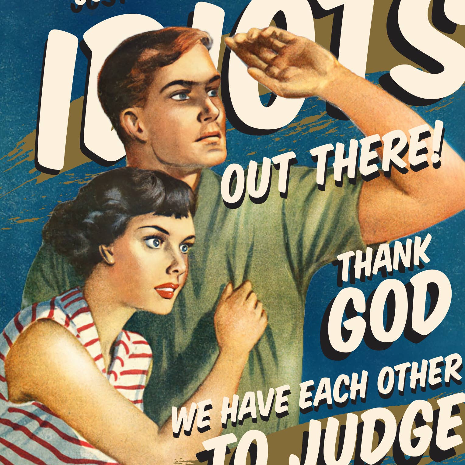 offensivedelightful - Wholesale Everyday Greeting Card - THOSE IDIOTS! every occasion2