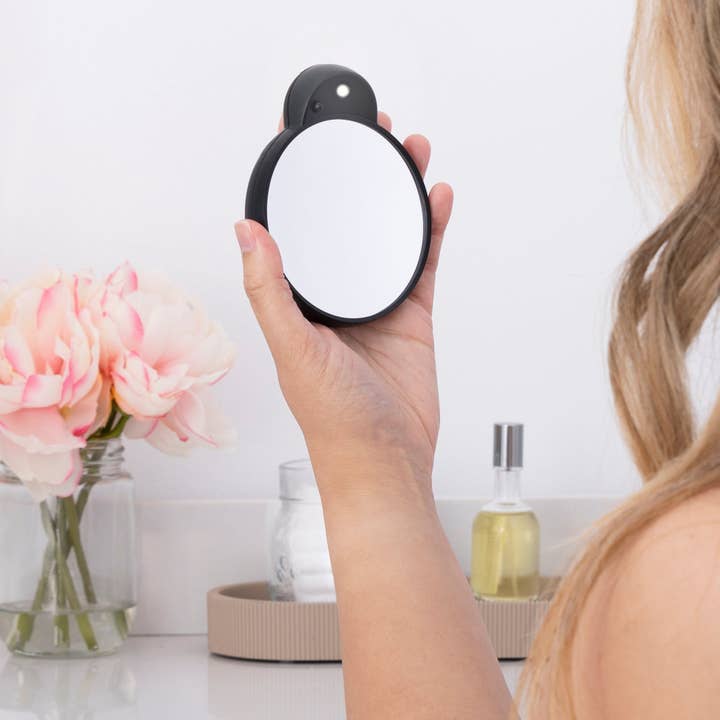 Zadro, Inc. - Wholesale Compact Mirror - Lighted Compact Mirror with Magnification & Retractable Suct1