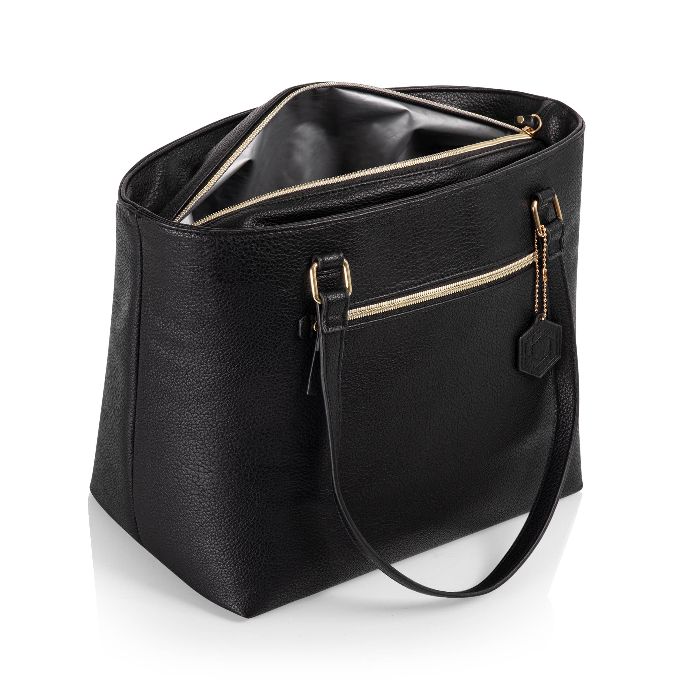 Black Uptown Cooler Tote Bag, (Black) for wholesale on Faire3