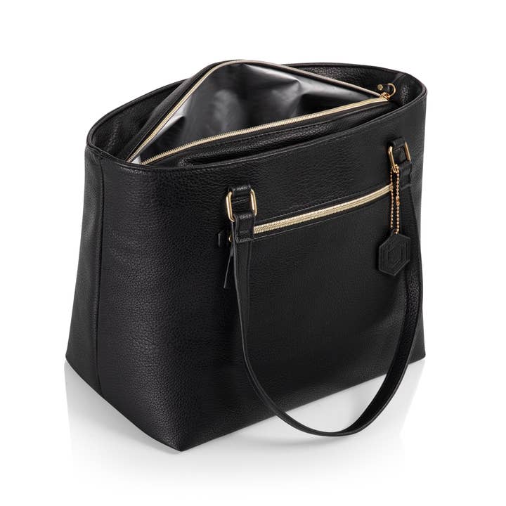 Black Uptown Cooler Tote Bag, (Black) for wholesale on Faire3