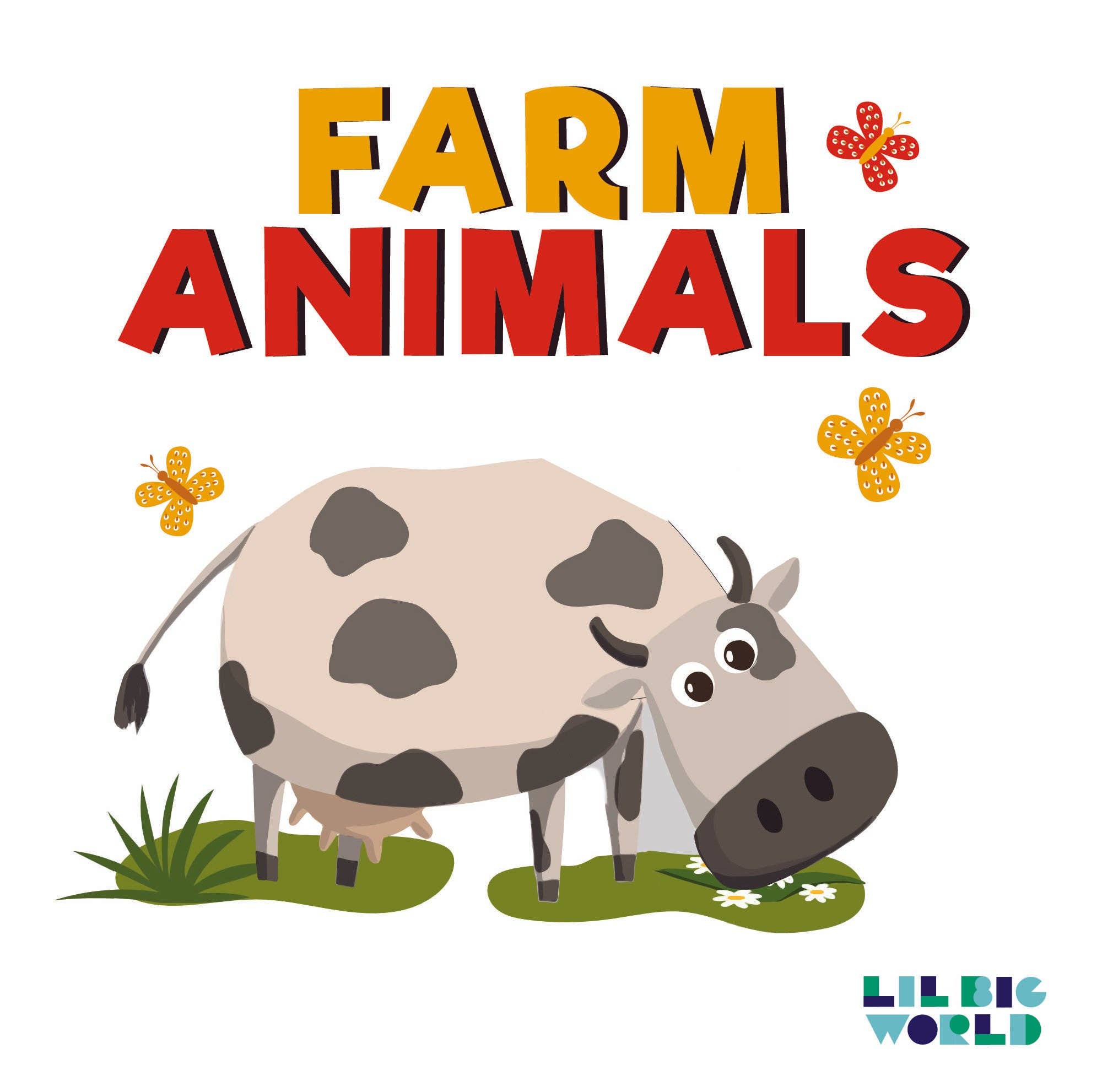 Lilbigworld - Wholesale Baby & Toddler Book (0-2) - LilBigWorld - Farm Animals1