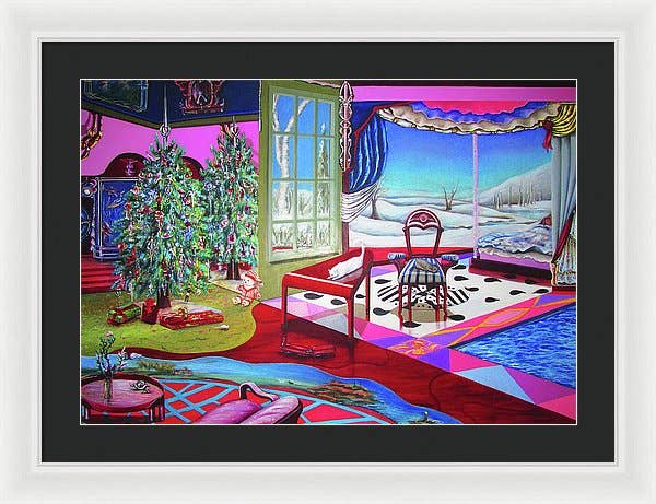 Sharon Tatem Fashion LLC - Wholesale Painting/Drawing - Christmas Painting - Framed Print23