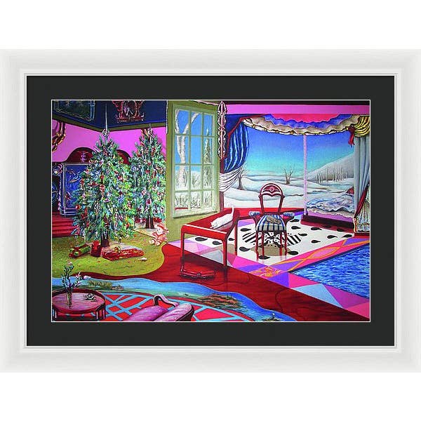 Sharon Tatem Fashion LLC - Wholesale Painting/Drawing - Christmas Painting - Framed Print23