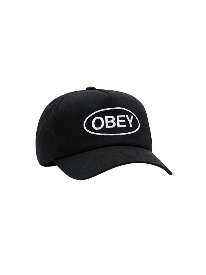 OBEY OVAL 5 PANEL STRAPBACK for wholesale by OBEY Clothing