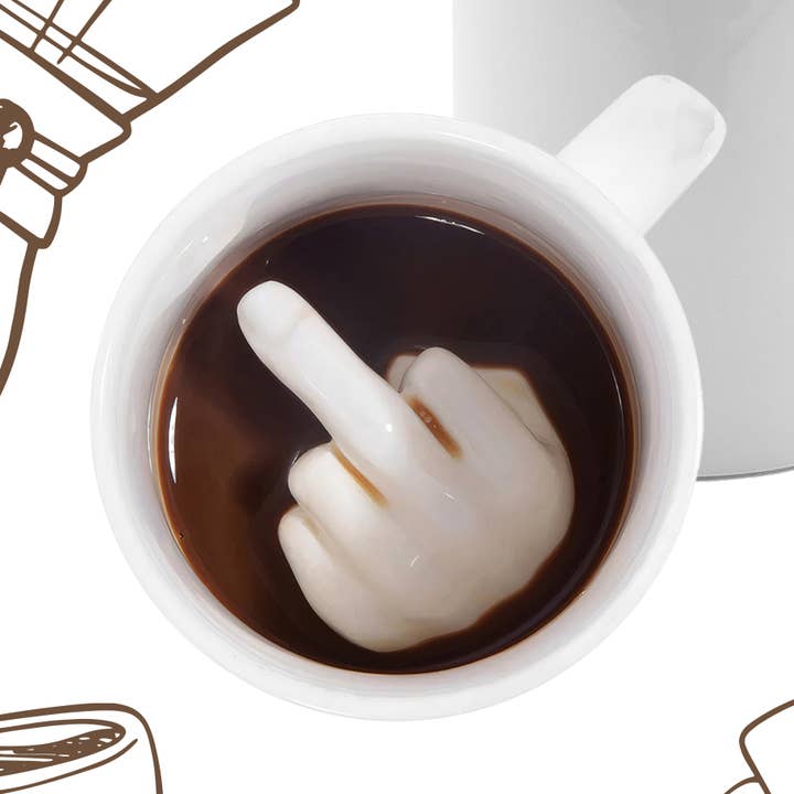 Mad Monkey - Mug “UP YOURS” for wholesale by Mad Monkey GmbH