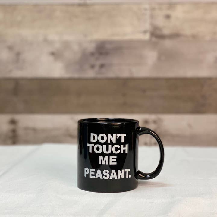 Island Dogs - Wholesale Coffee Mug - Giant Don't Touch Me Peasant Mug