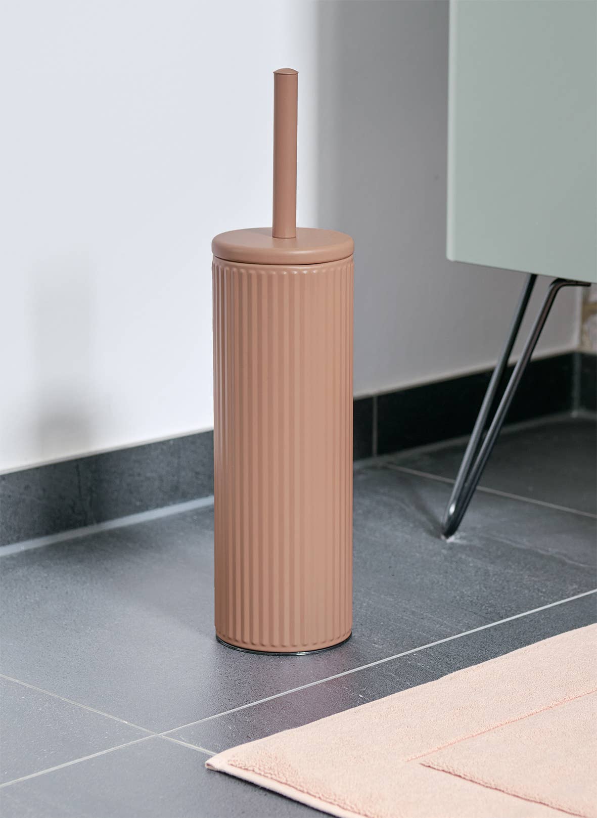 Zeller Present - Wholesale Toilet Bowl Brush - Toilet brush, metal/stainless steel/plastic, mocha1