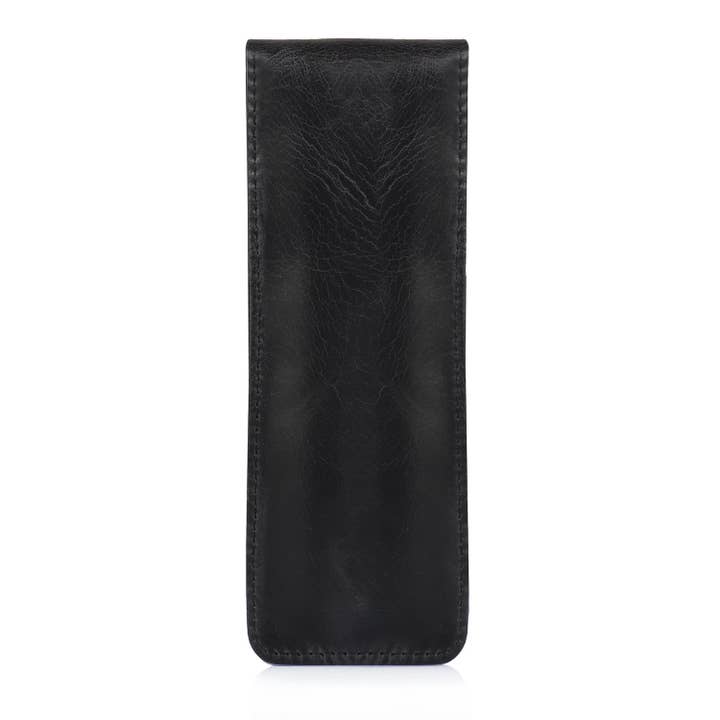 Londo - Wholesale Pencil case/pouch - Londo Top Grain Leather Pen and Pencil Case with Tuck in Flap4