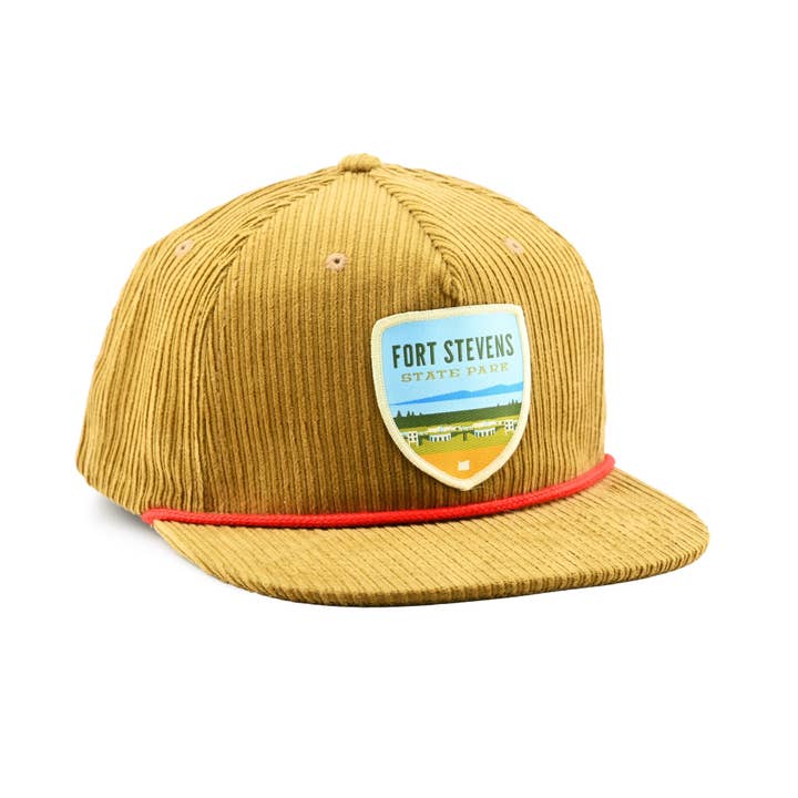 Fort Stevens Battery Corduroy Hat for wholesale by Patchmarks
