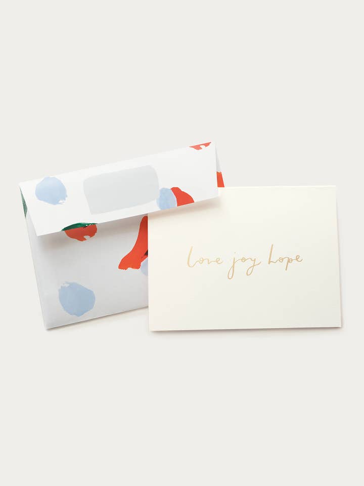 Winter Colorscape Love Joy Hope Coffret pour la vente par Our Heiday