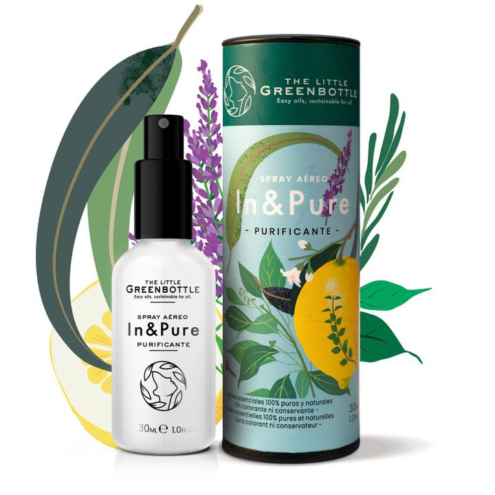 THE LITTLE GREEN BOTTLE – Ambientador por atacado – Spray de Ar Purificante IN & PURE1